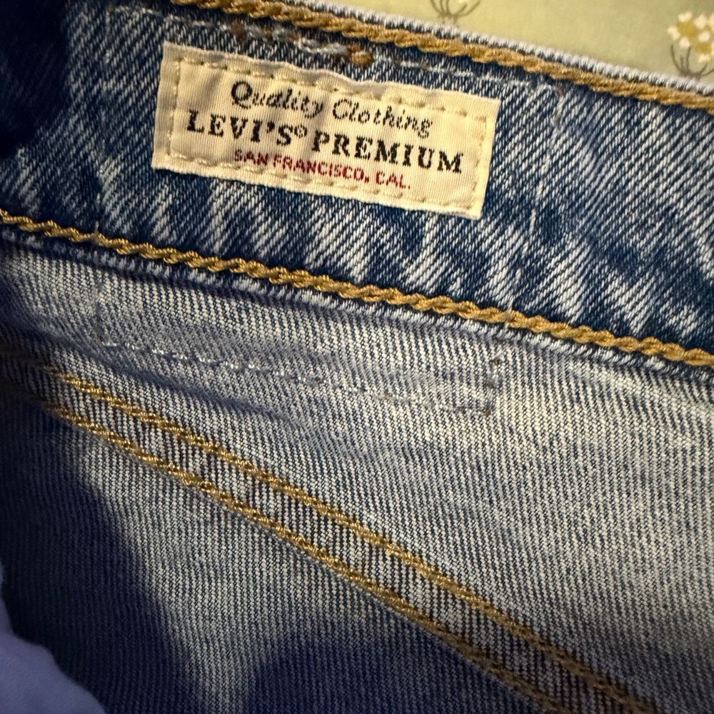 Levi’s high-rise ribcage straight jeans W27 L27 - Picture 8 of 9